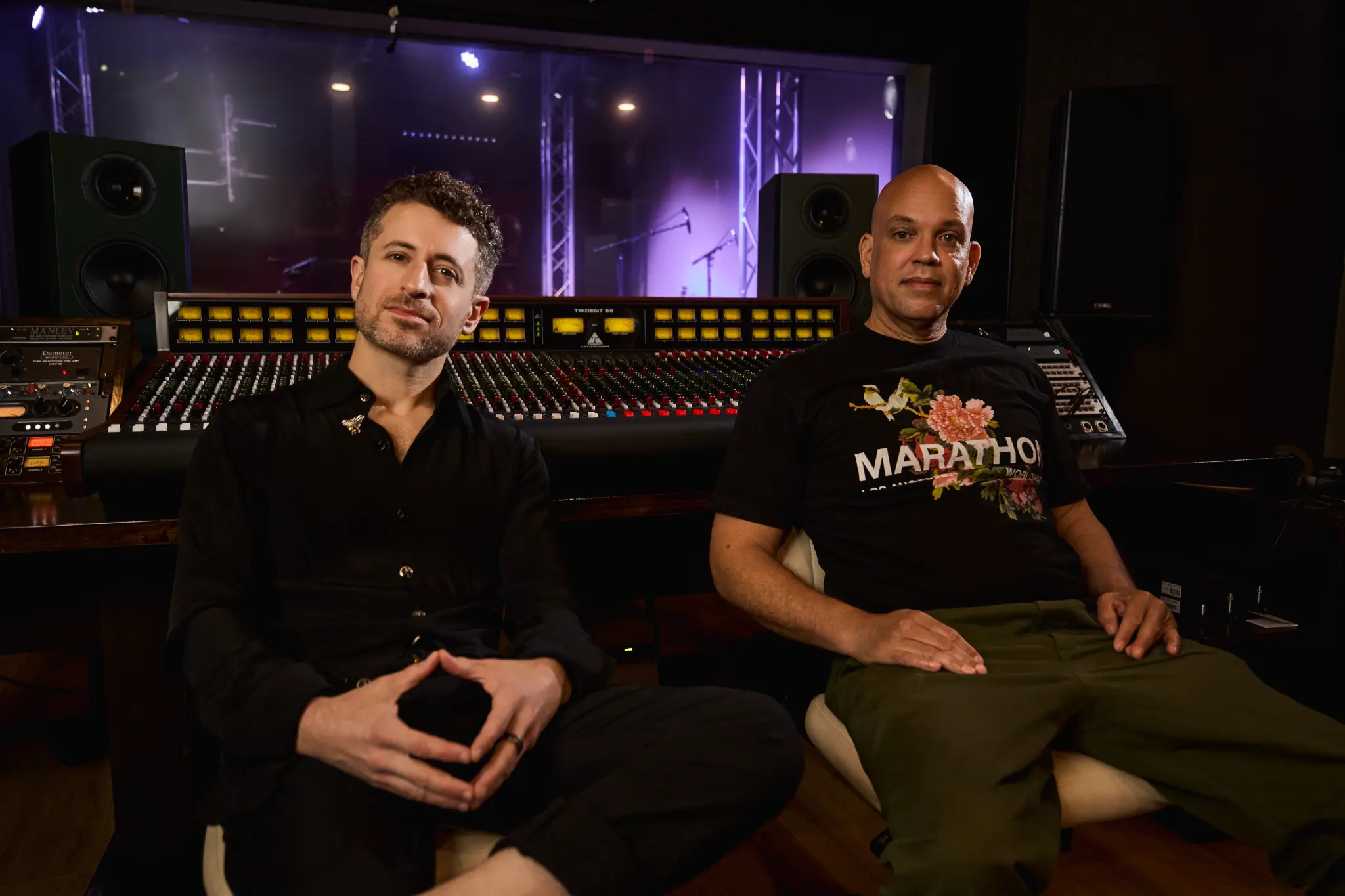 The Trident mixing console